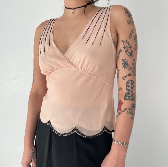 The Limited Tops - The Limited Silk lined cami top, Vintage,  size medium
